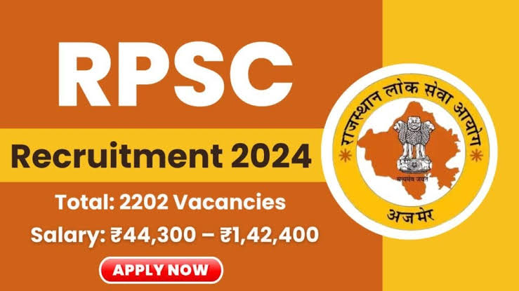 Rajasthan RPSC School Lecturer PGT Teacher Recruitment 2024 Apply Online for 2202 Post
