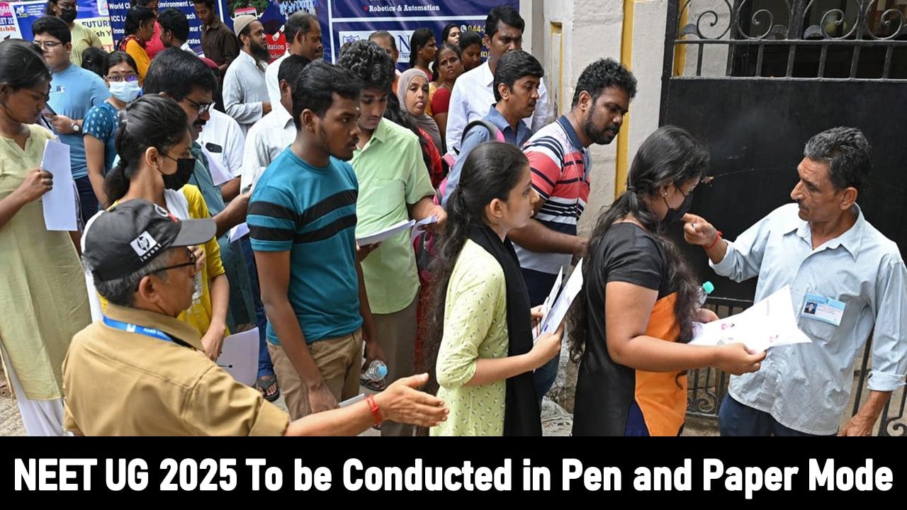 NTA’S New Rules For NEET UG Conduction, NEET UG 2025 To Be Held In Pen-Paper Mode