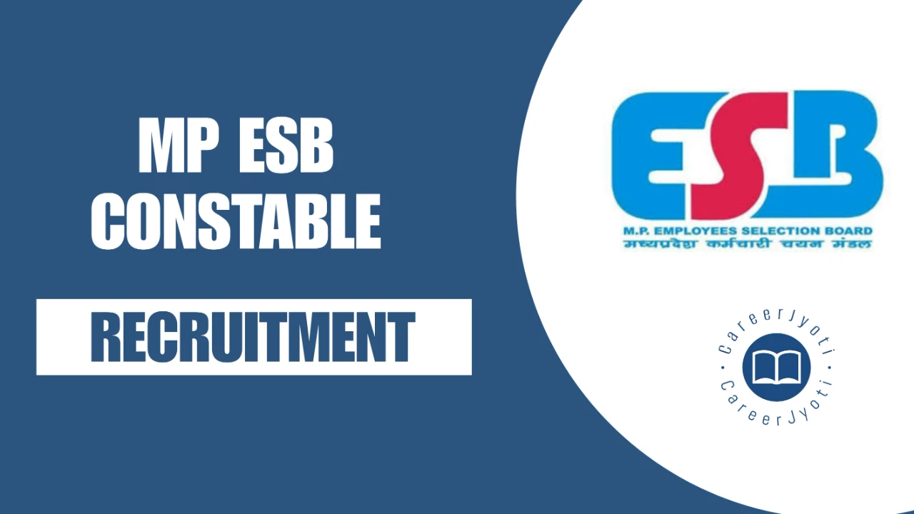 MPESB Excise Constable Recruitment 2025 – Apply Online for 253 Posts