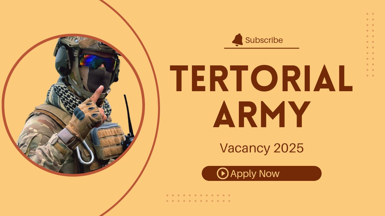 Indian Army Join Territorial Army Commission 2025: Online Application for TA Officer Entrance Exam (TAOEE)
