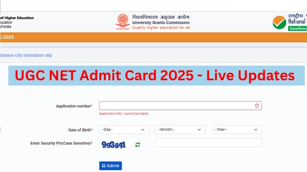 UGC NET Admit Card 2025: यूजीसी नेट परीक्षा के एडमिट कार्ड जारी, अपना एडमिट कार्ड यहां से डाउनलोड करें